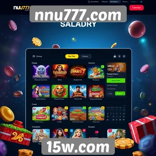 Interface do usuário do nnu777.com em foco